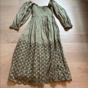 Free People size XS Olive Maxi Dress